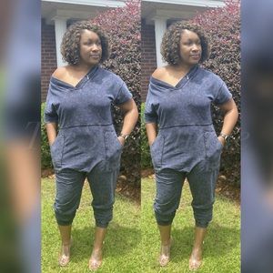 Women’s oversized jumpsuit.